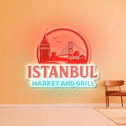 Istanbul Market And Grill – Premium Neon Artwork