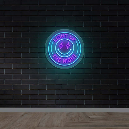 LIGHT UP THE NIGHT - Premium Neon Artwork
