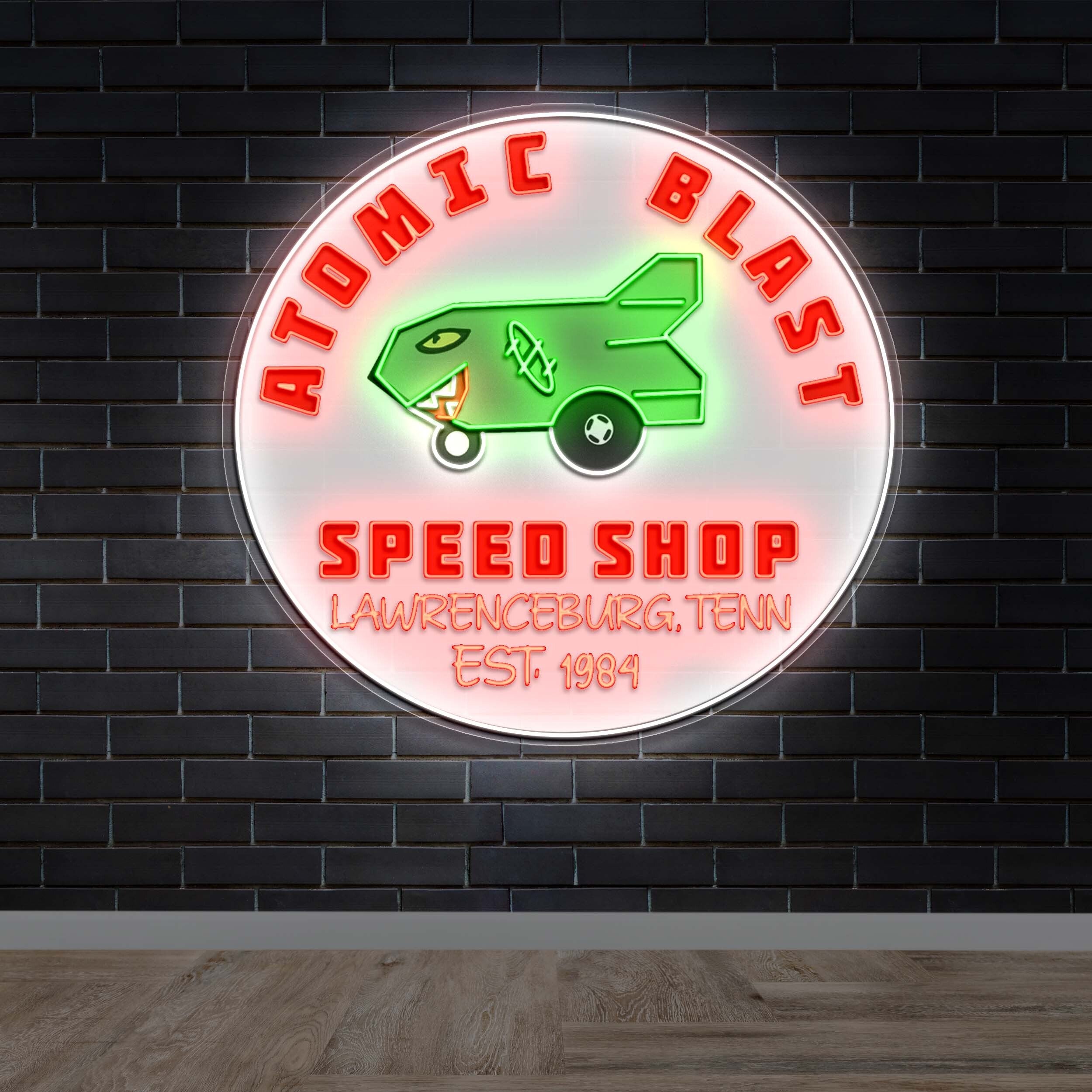Atomic Blast - Premium Neon Artwork