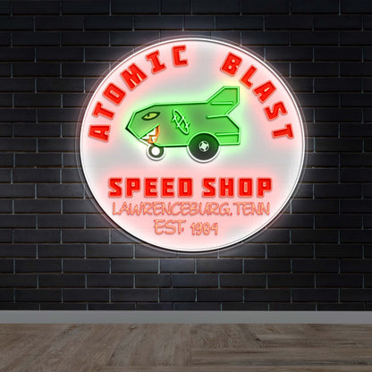 Atomic Blast - Premium Neon Artwork