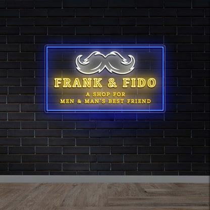 FRANK & FIDO - Premium Neon Artwork