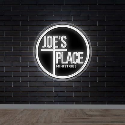 Joe’s Place Ministries - Premium Neon Artwork