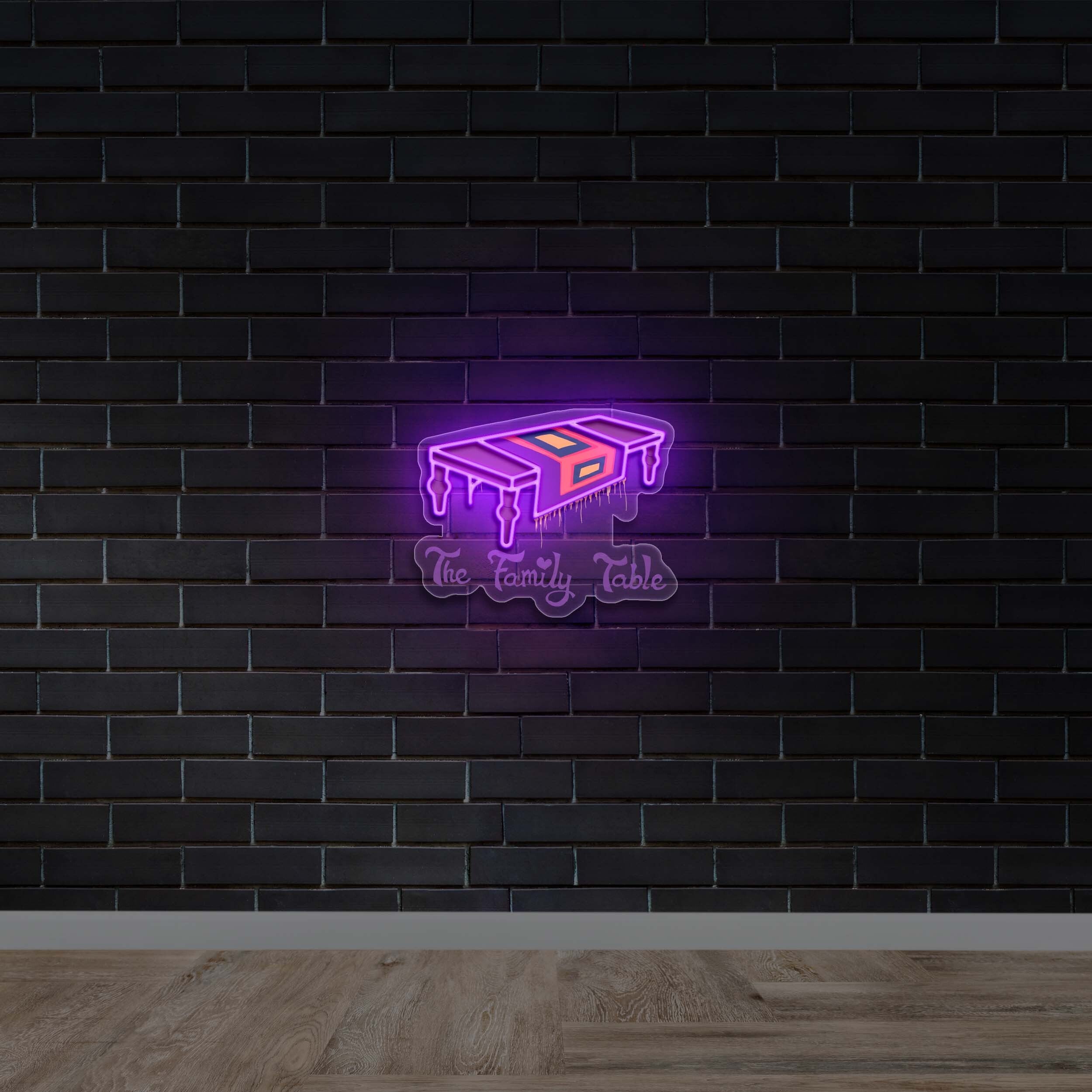 The Family Table – Premium Neon Artwork