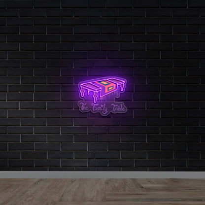 The Family Table – Premium Neon Artwork