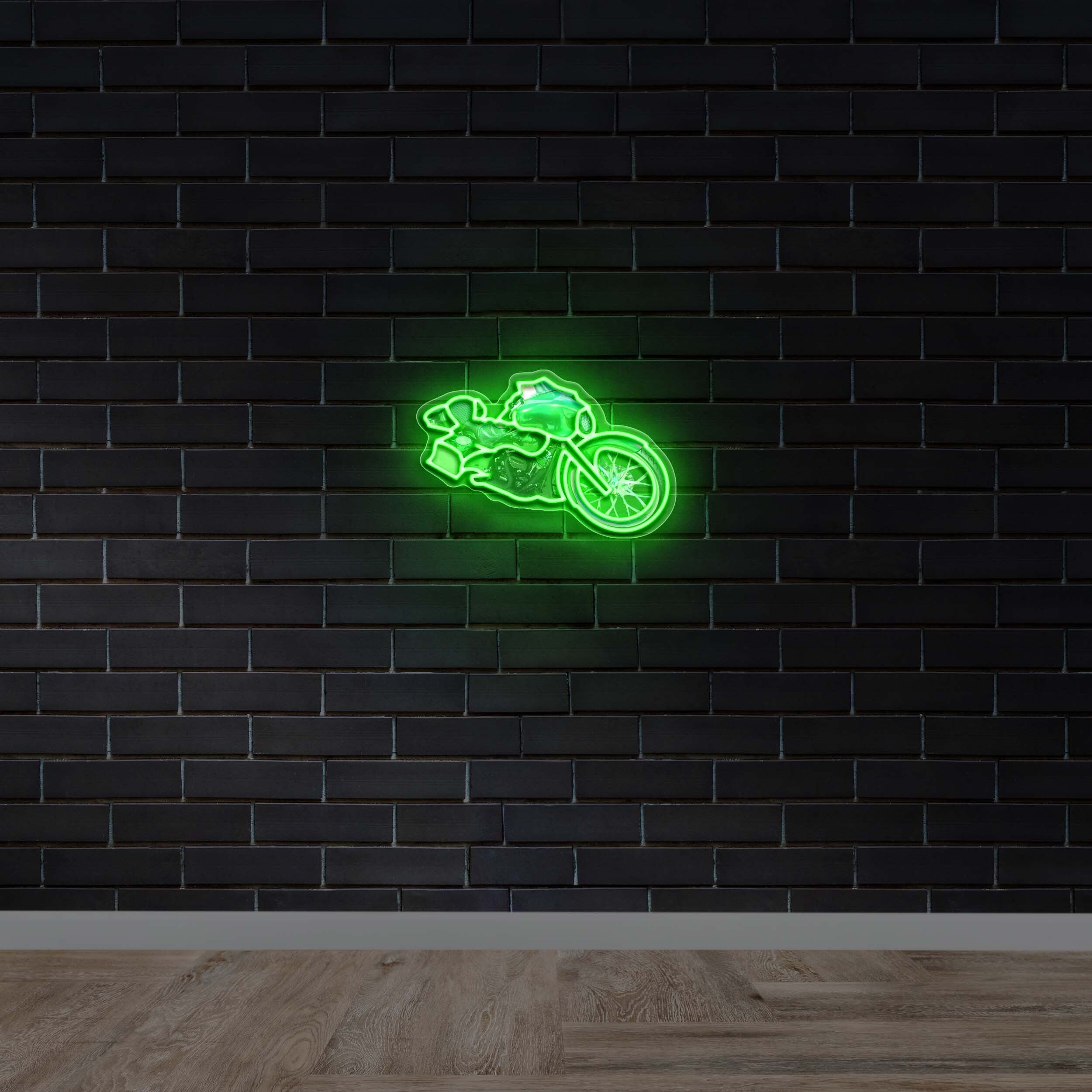 Motorcycle - Premium Neon Artwork