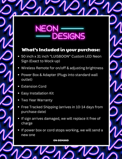 Luisboon - Premium Neon Artwork