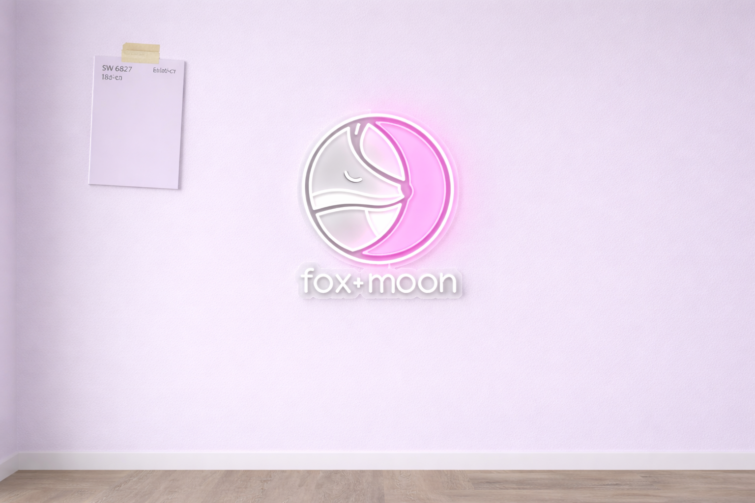 Fox moon - Premium Neon Artwork