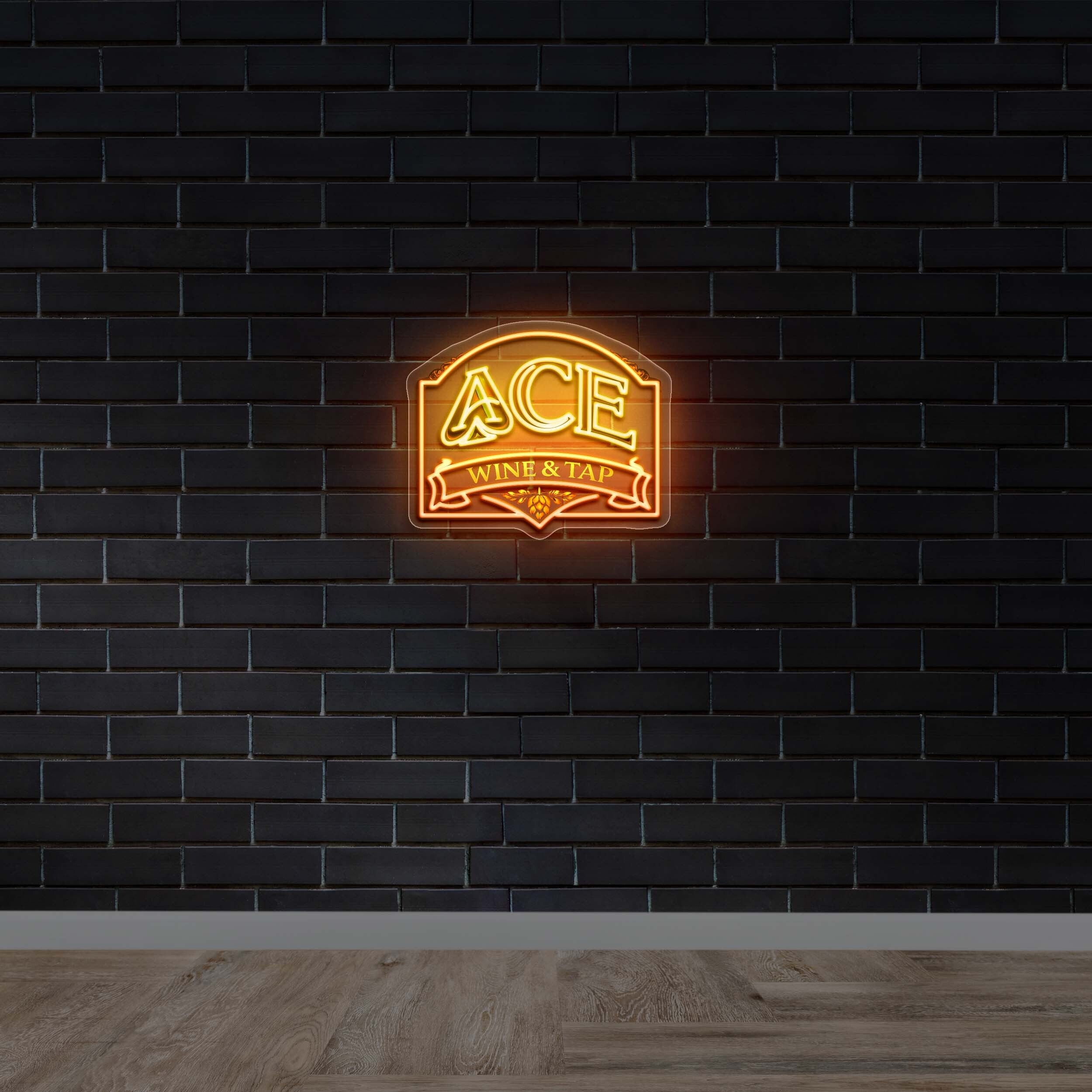 ACE Wine & Tap - Premium Neon Artwork