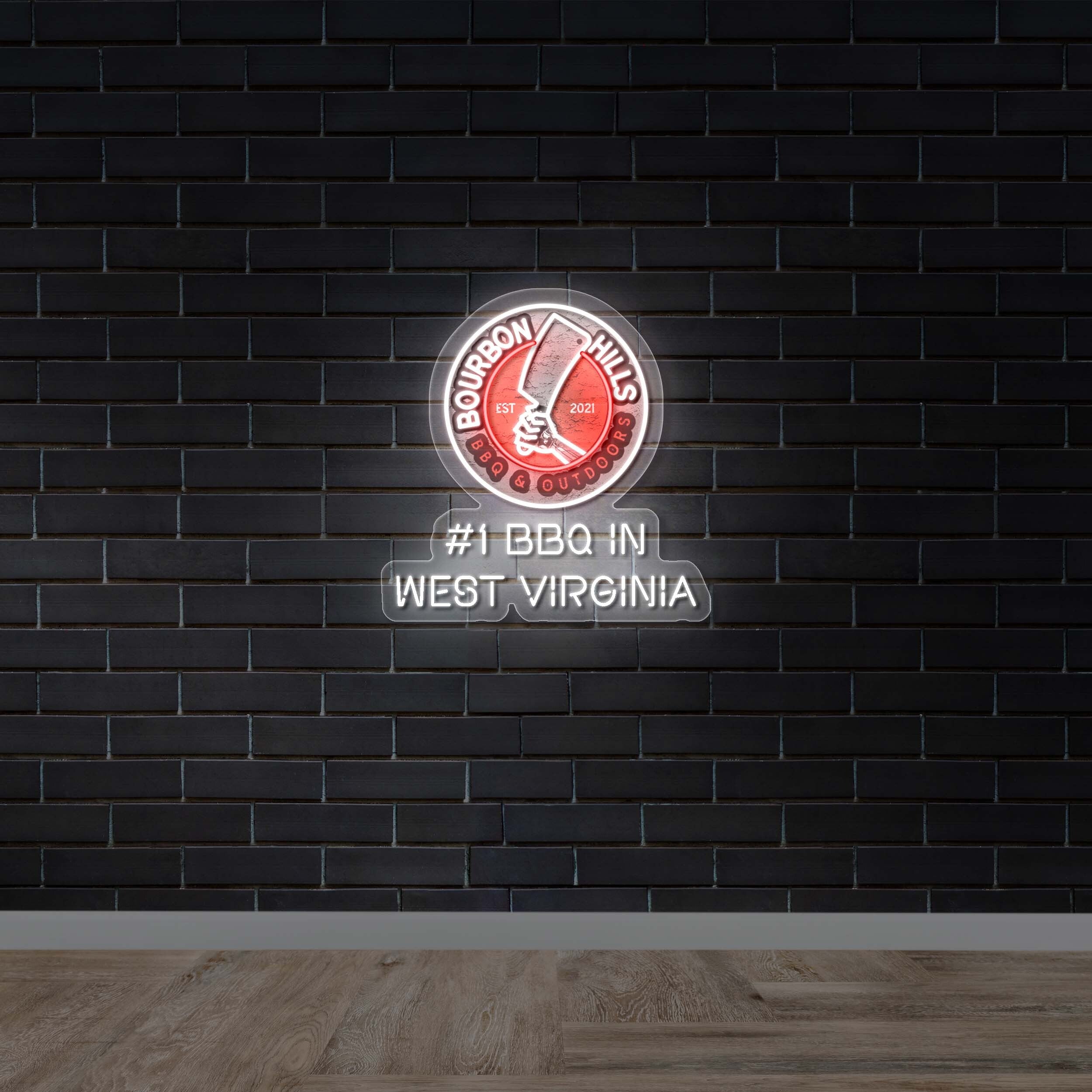 BOURBON HILLS - Premium Neon Artwork