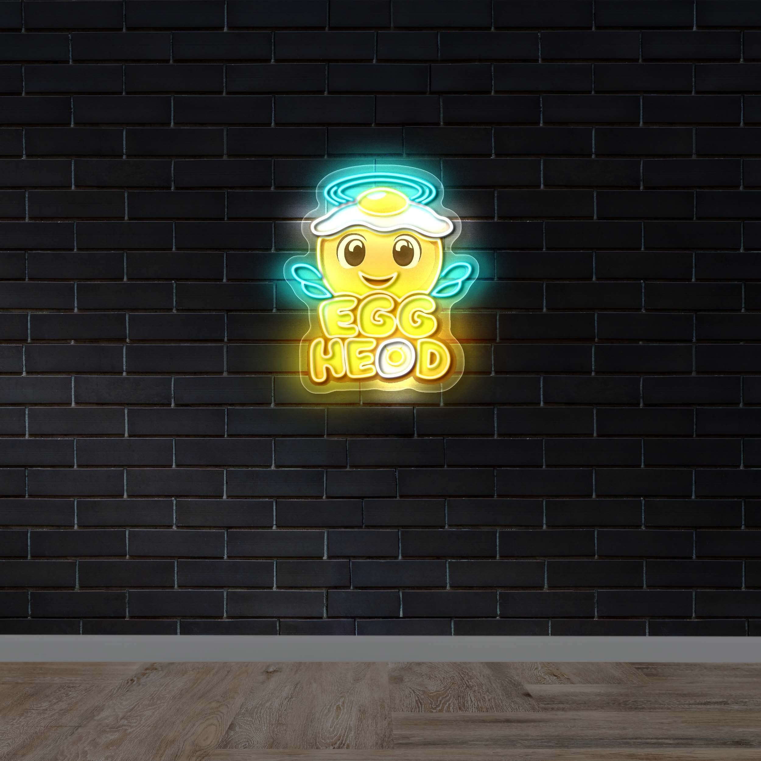 Egg Head – Premium Neon Artwork