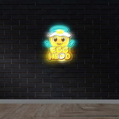 Egg Head – Premium Neon Artwork
