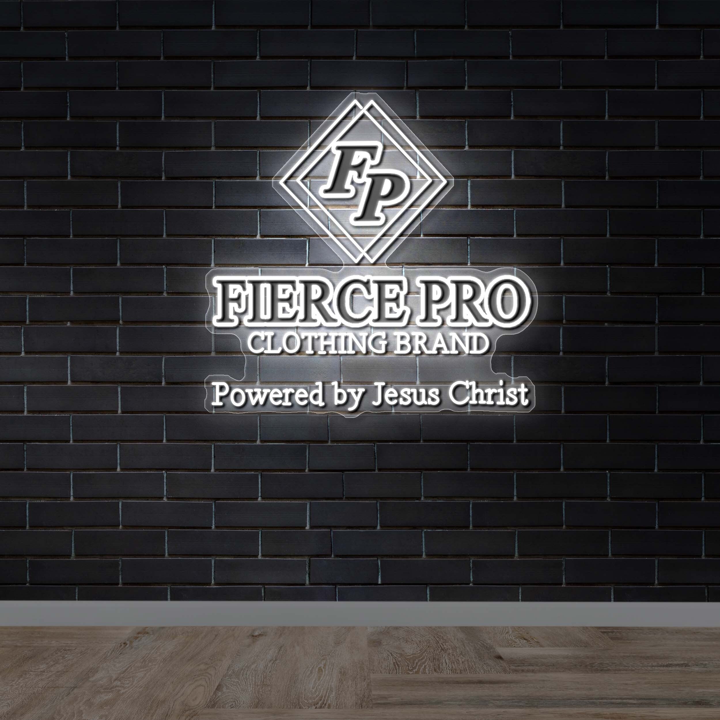 FIERCE PRO CLOTHING BRAND - Premium Neon Artwork