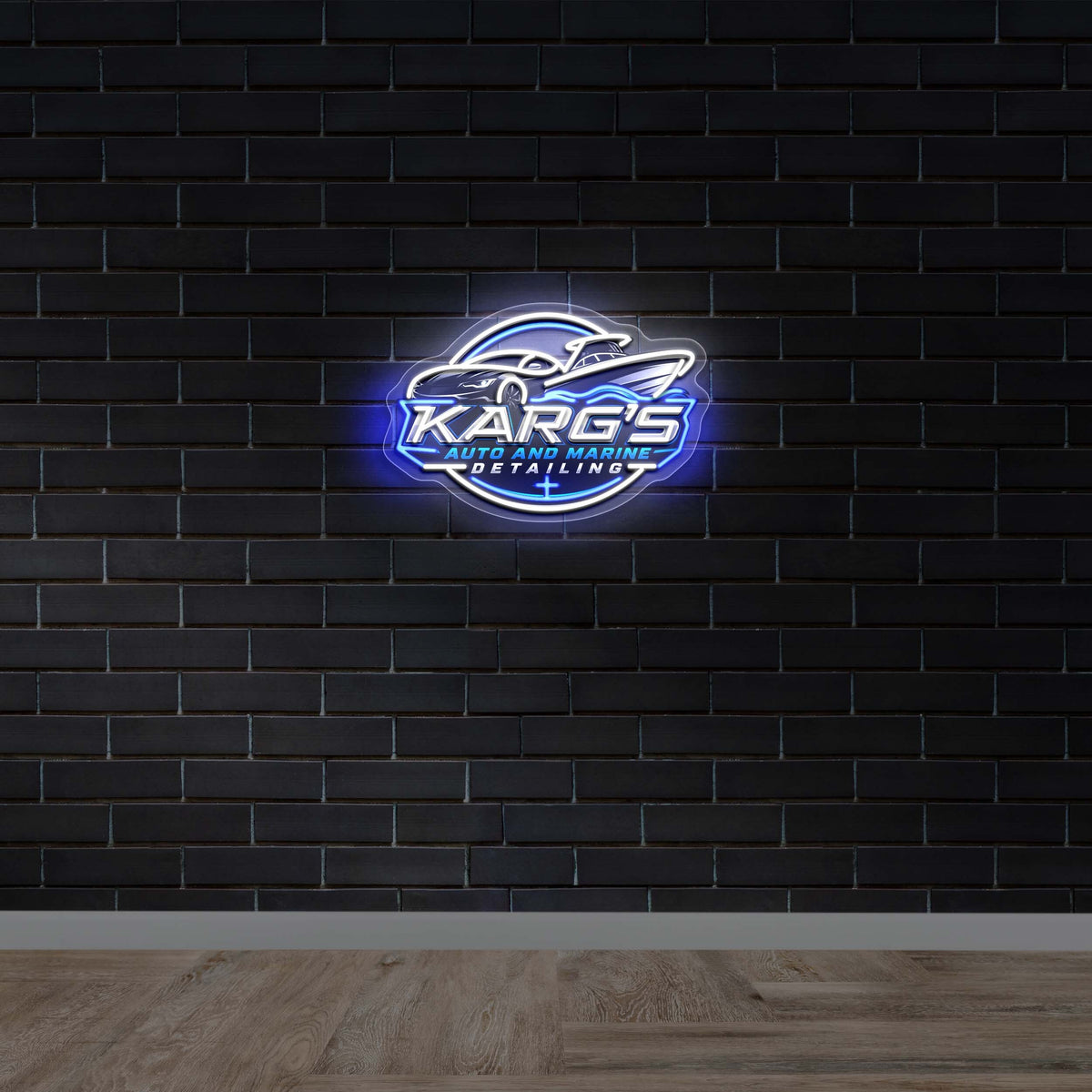 Karg's Auto and Marine Detailing - Premium Neon Artwork
