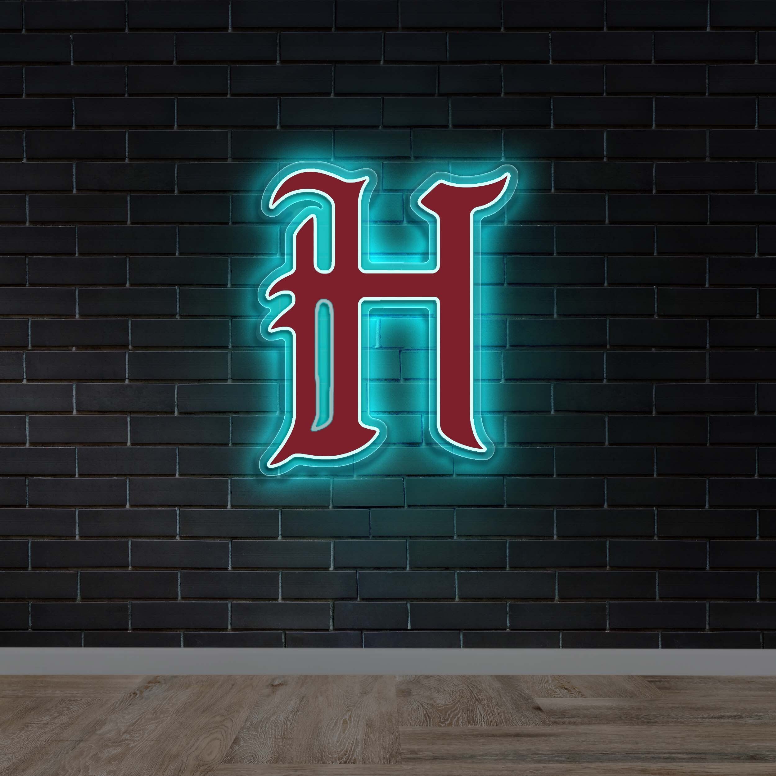H | Backlit Version - Premium Neon Artwork