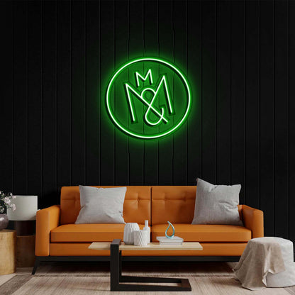 M & M - Premium Neon Artwork