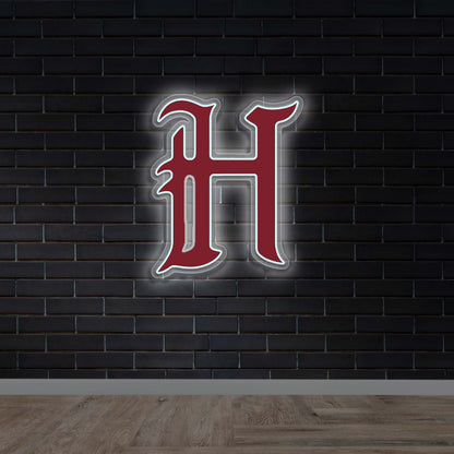 H | Backlit Version - Premium Neon Artwork