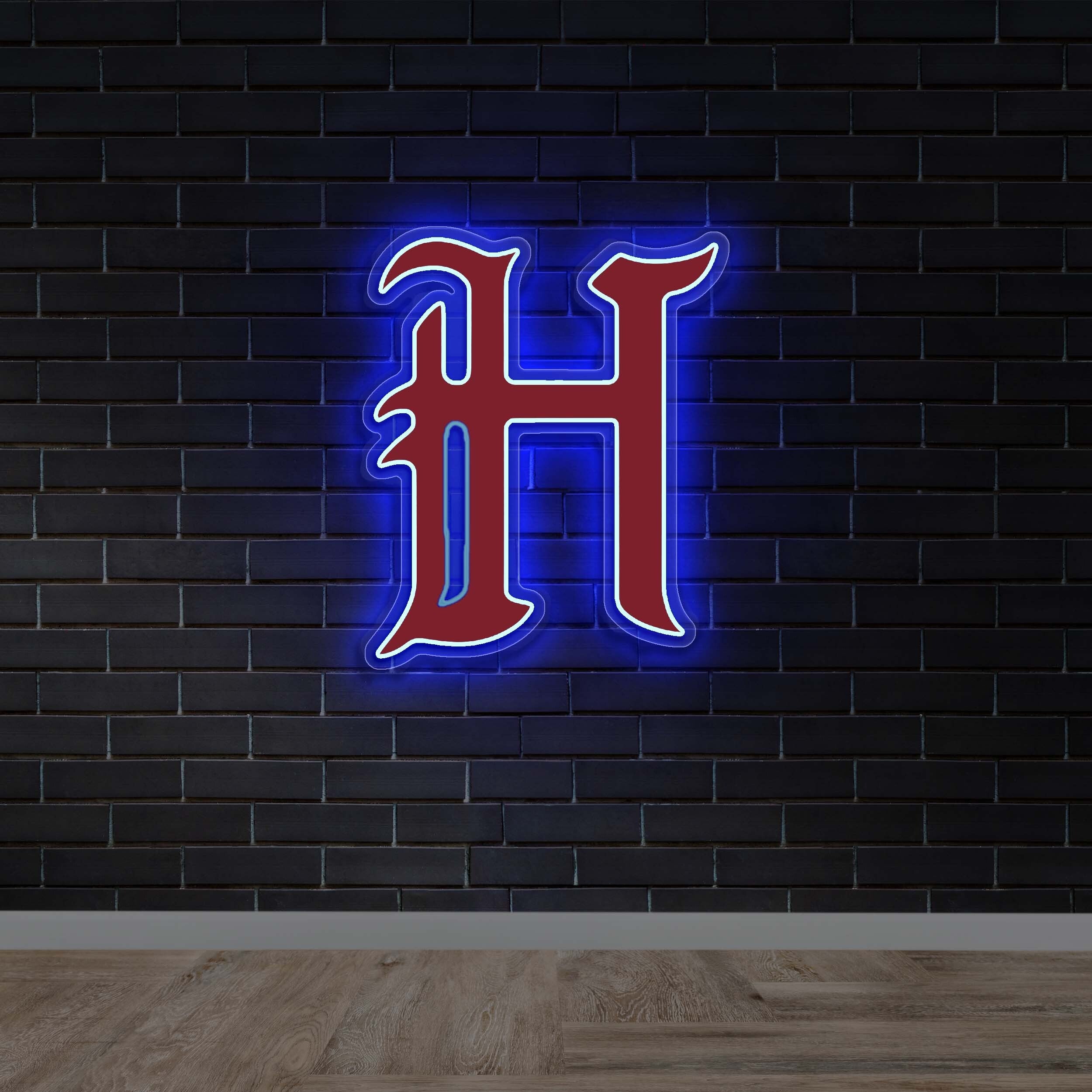 H | Backlit Version - Premium Neon Artwork
