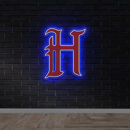 H | Backlit Version - Premium Neon Artwork