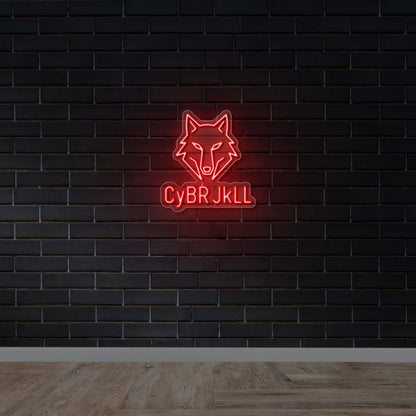 CyBR JkLL - Premium Neon Artwork