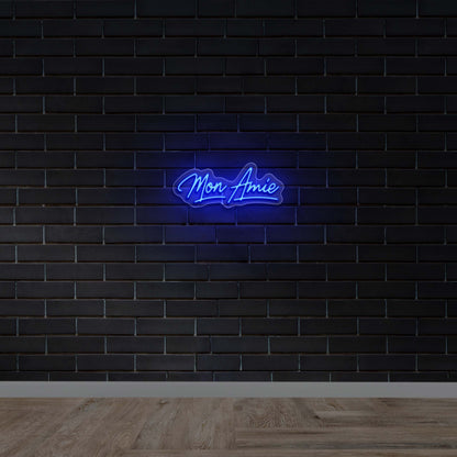 Mon Amie - Premium Neon Artwork