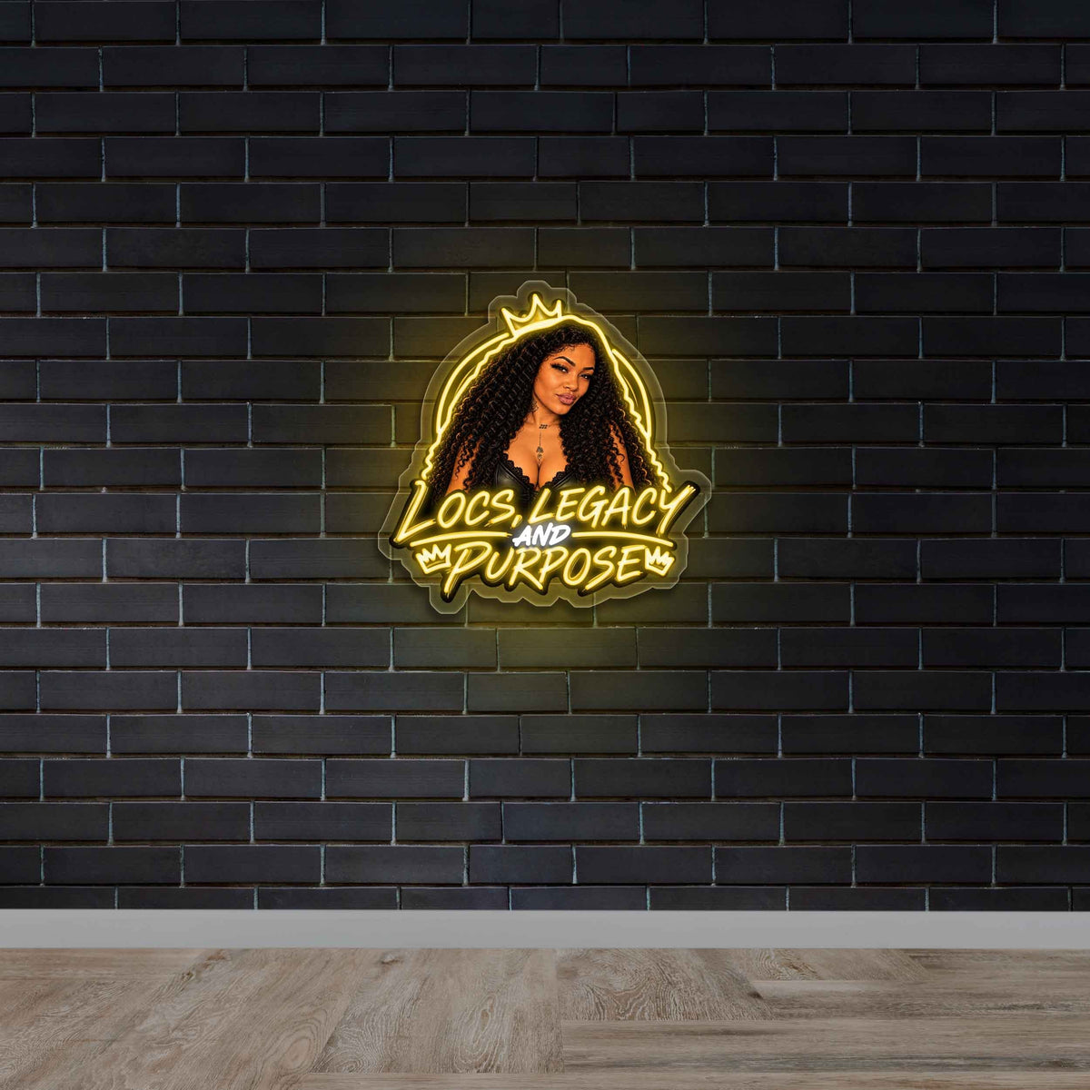 Locs, Legacy and Purpose - Premium Neon Artwork