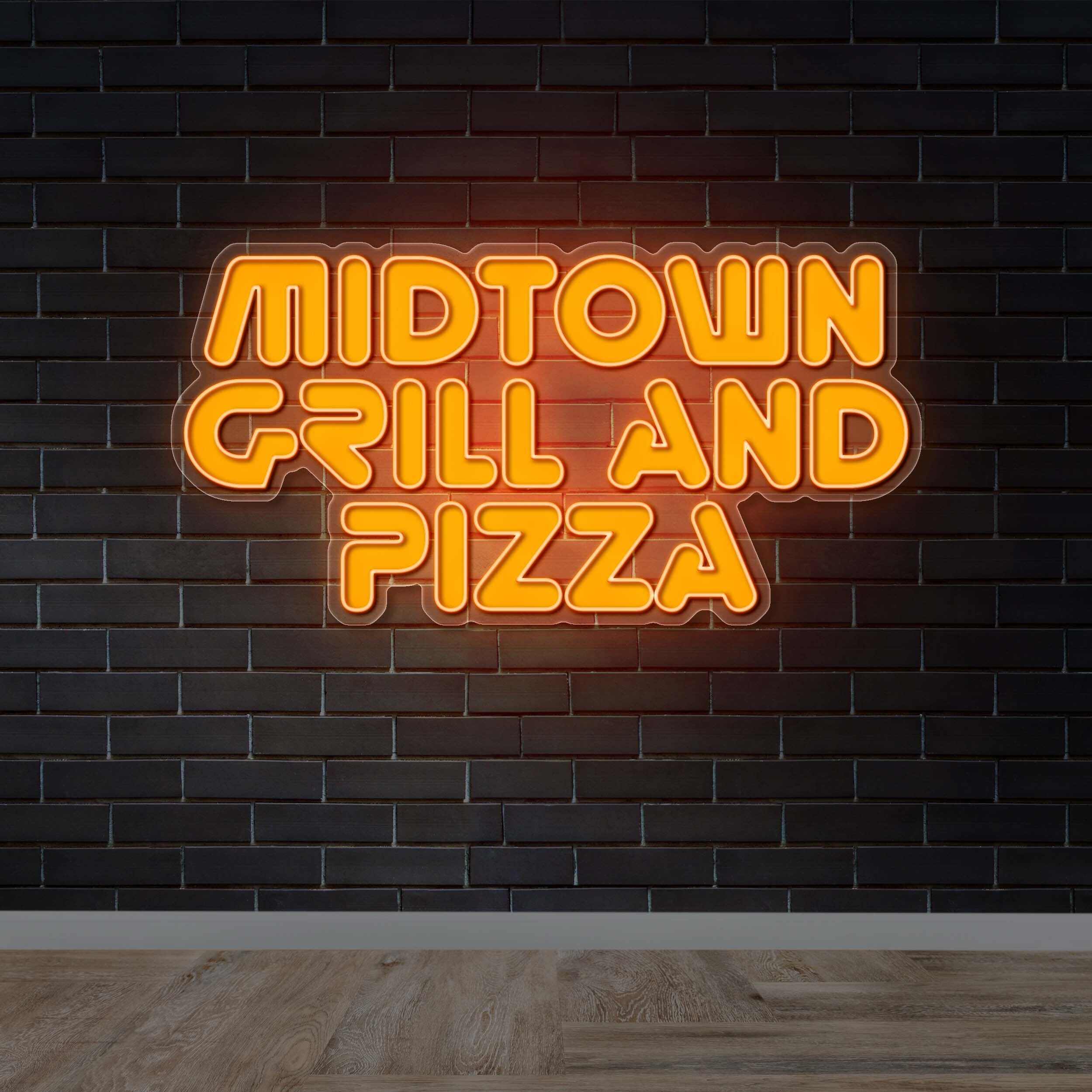 MIDTOWN GRILL AND PIZZA - Premium Neon Artwork