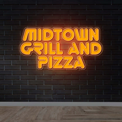 MIDTOWN GRILL AND PIZZA - Premium Neon Artwork