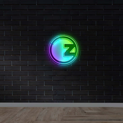 ZA Logo - Premium Neon Artwork