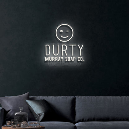 Durty Murray Soap Co. – Premium Neon Artwork