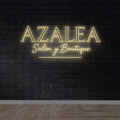 AZALEA Salón y Boutique - Premium Neon Artwork