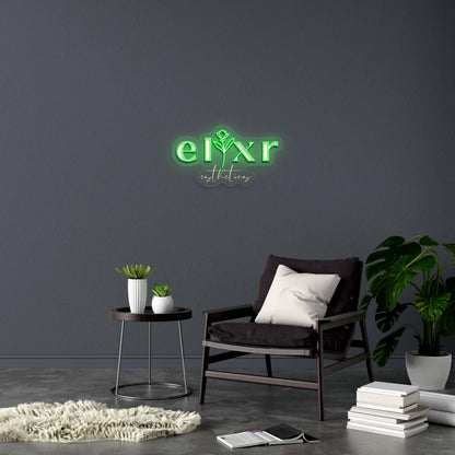 elxr esthetics - Premium Neon Artwork