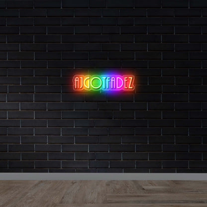 AJGOTFADEZ - Premium Neon Artwork