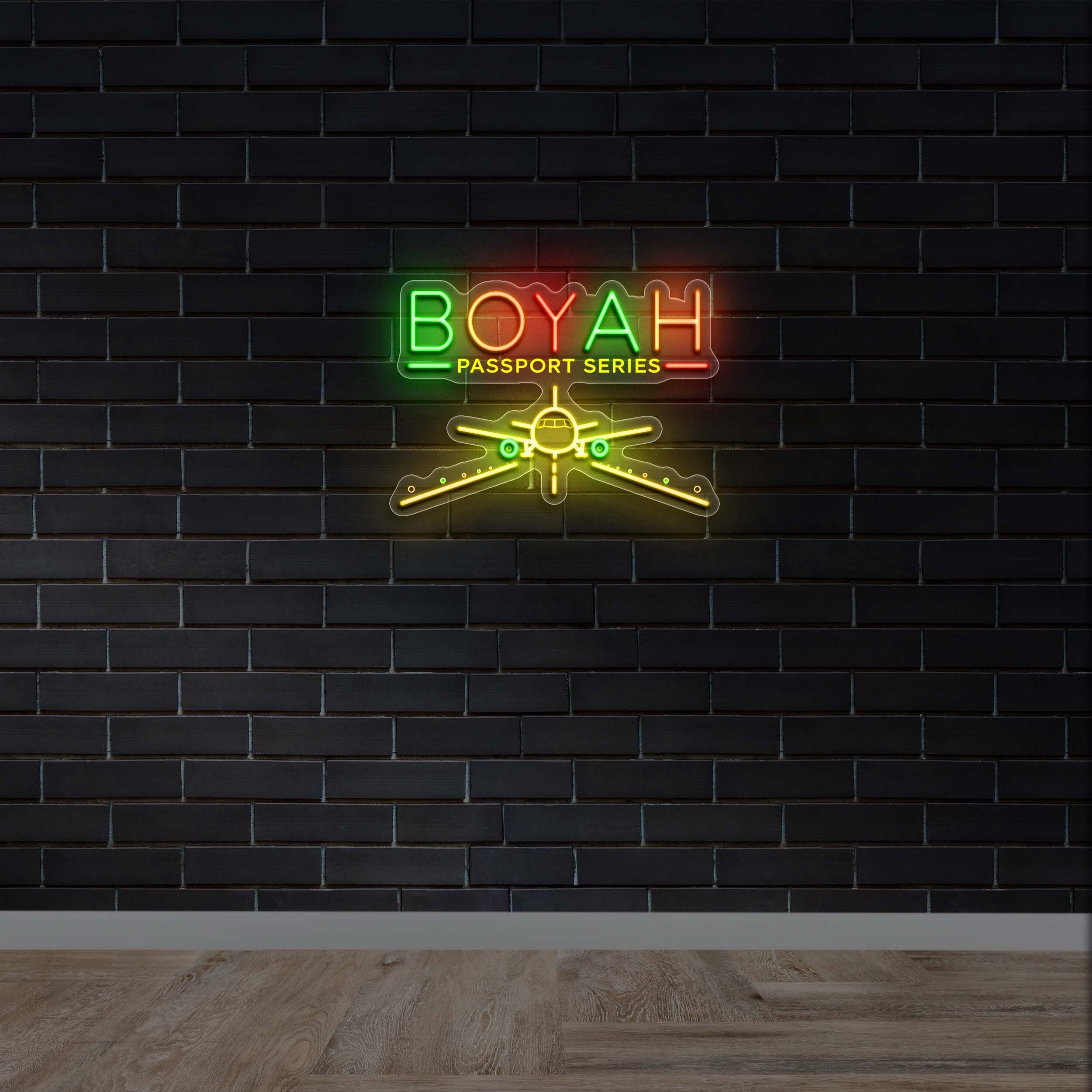 BOYAH - Premium Neon Artwork