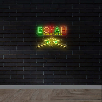 BOYAH - Premium Neon Artwork