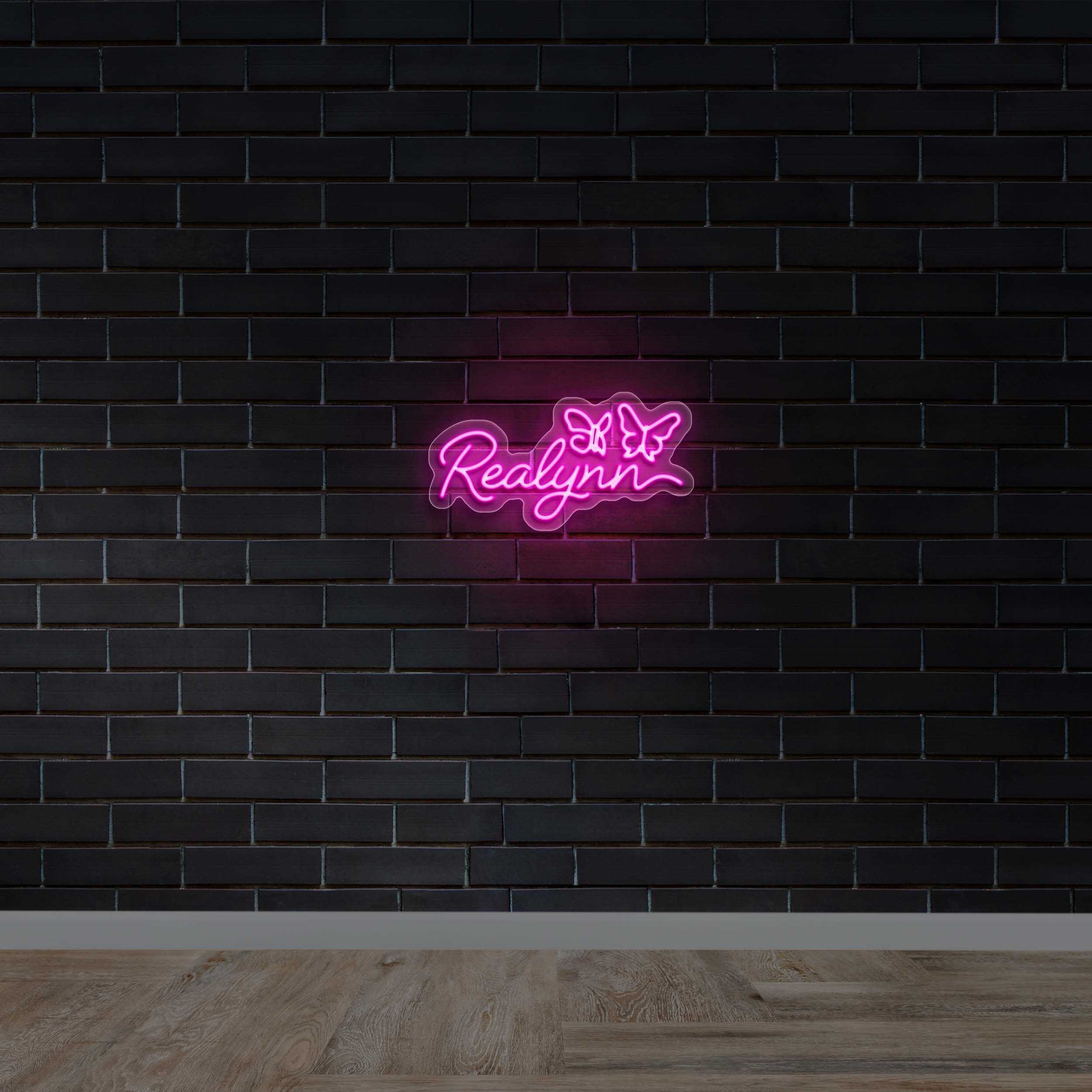 Realynn Butterfly - Premium Neon Artwork