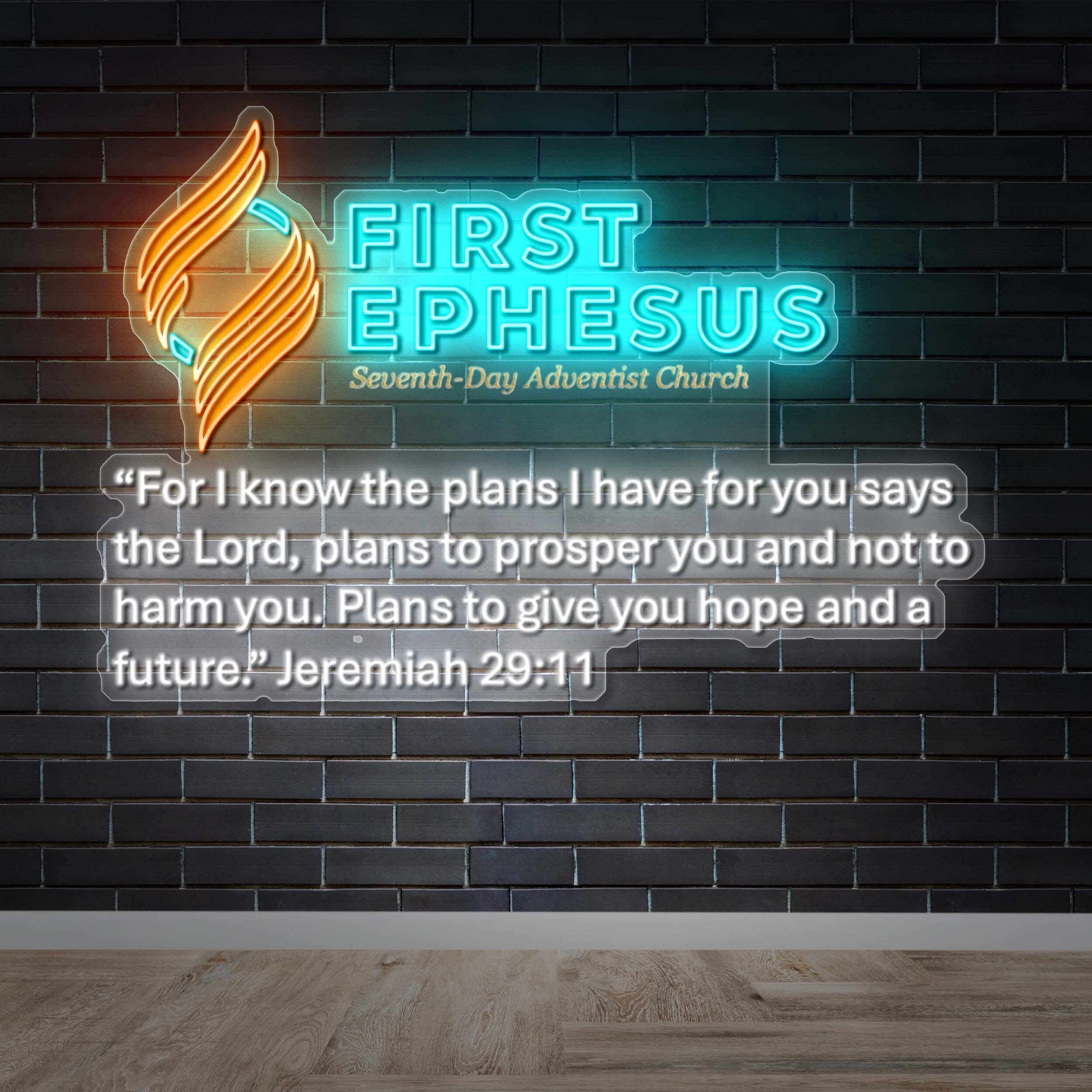 First Ephesus - Premium Neon Artwork