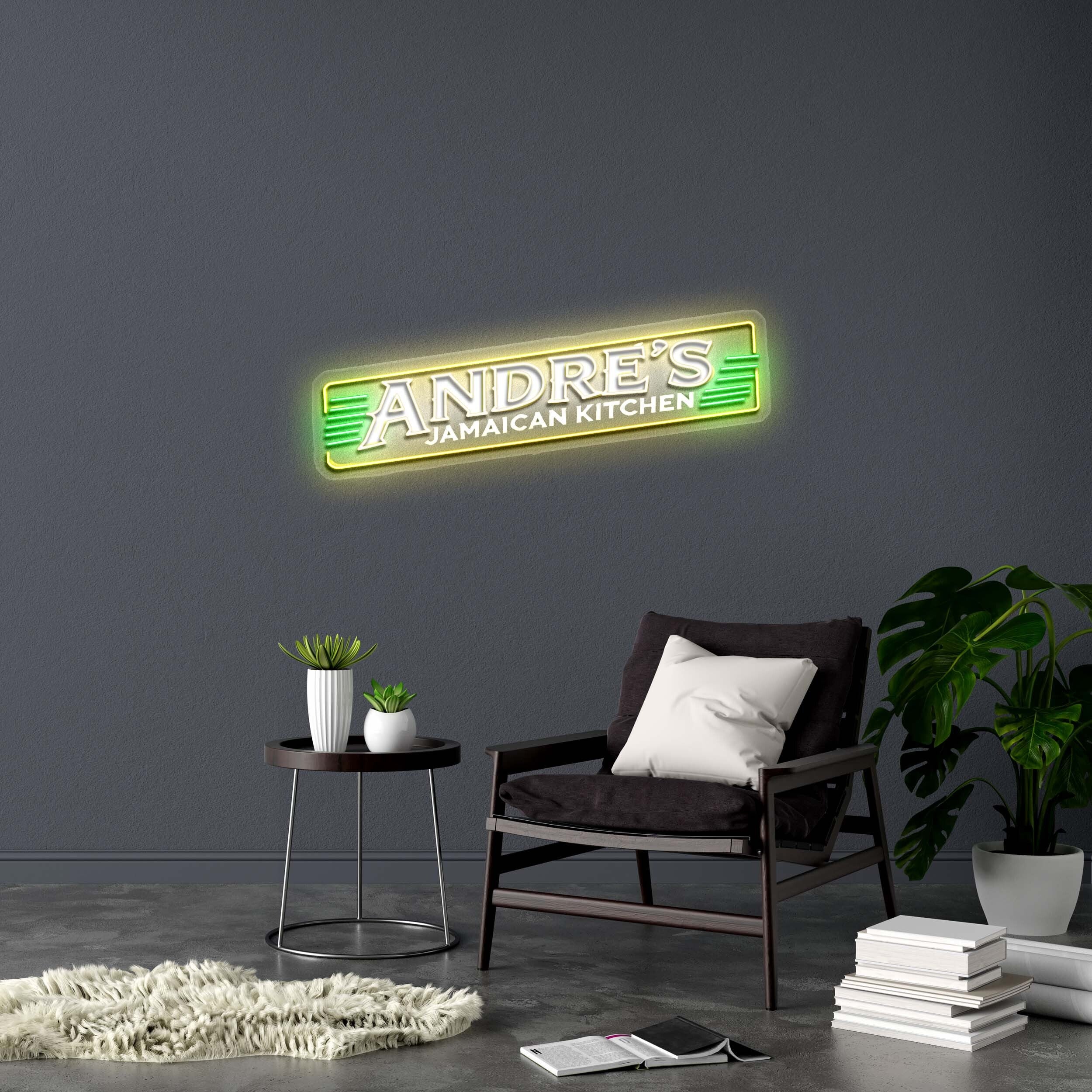 ANDRE'S JAMAICAN KITCHEN - Premium Neon Artwork