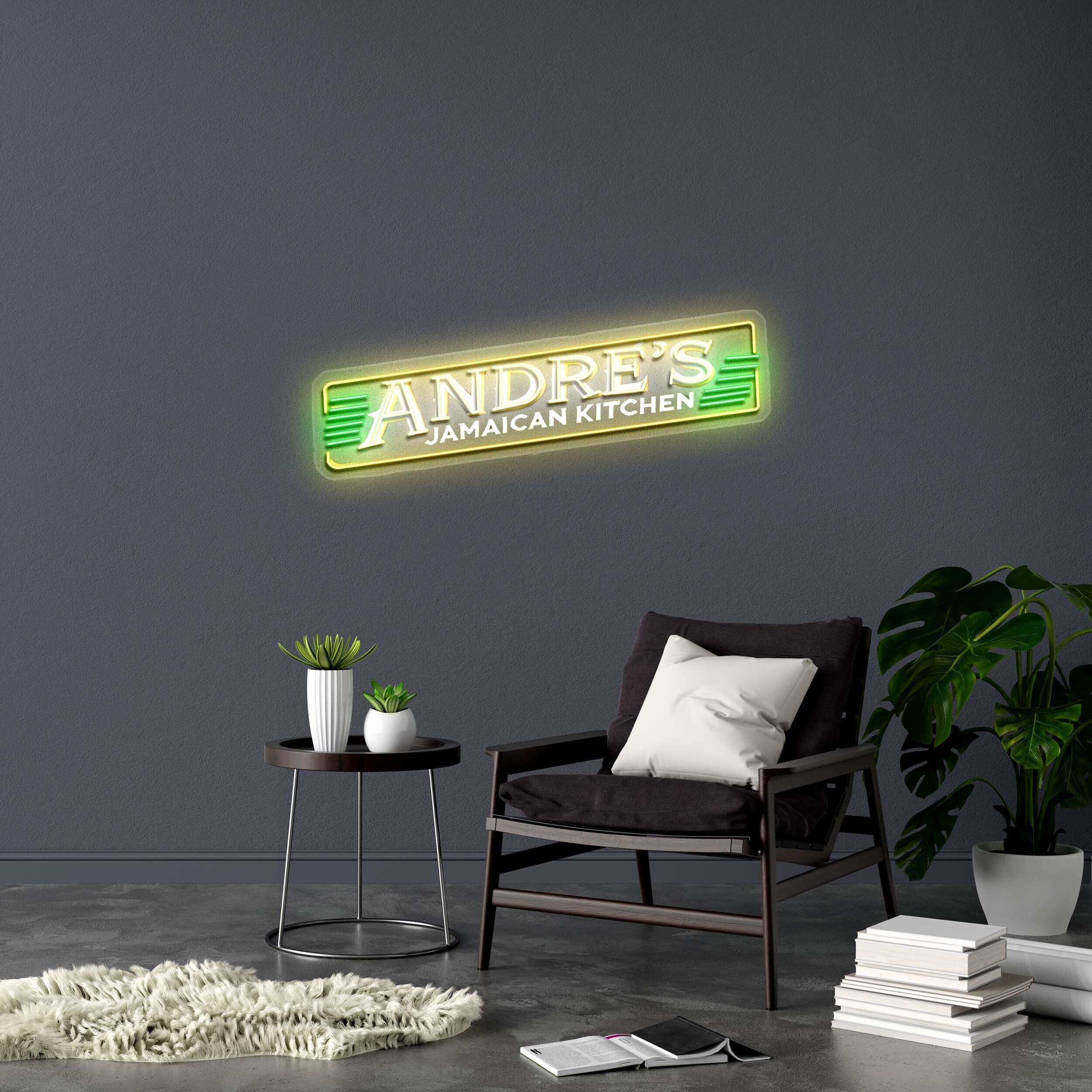 ANDRE'S JAMAICAN KITCHEN - Premium Neon Artwork