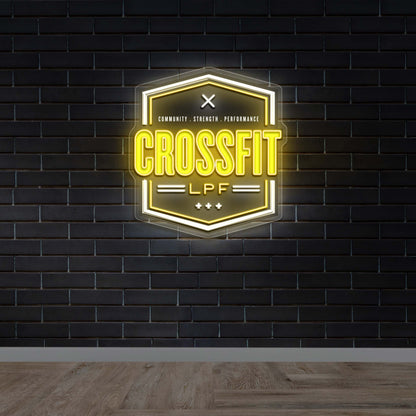 CROSSFIT LPF - Premium Neon Artwork