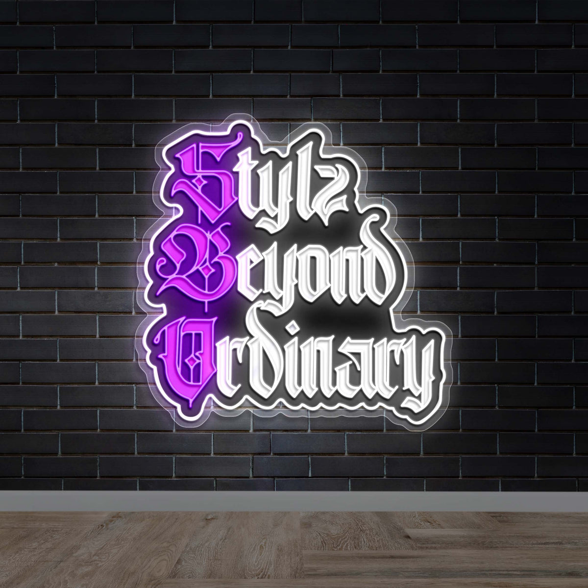 Stylz Beyond Ordinary - Premium Neon Artwork