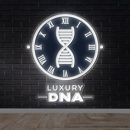 Luxury DNA - Premium Neon Artwork