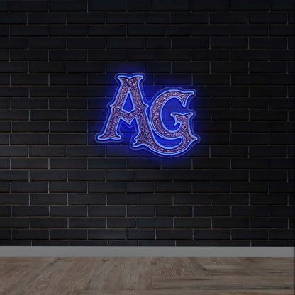 A G - Premium Neon Artwork