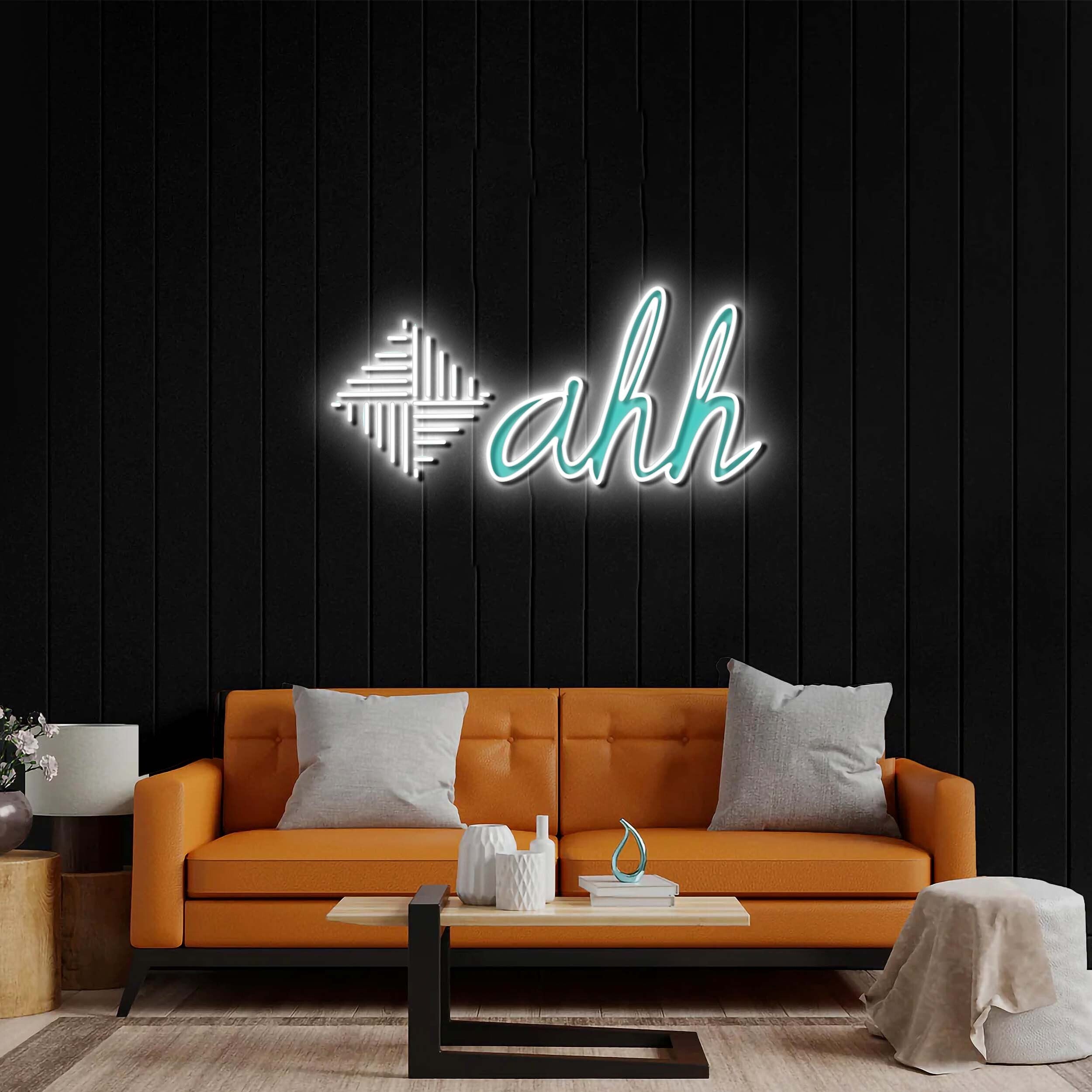 Ahh - Premium Neon Artwork