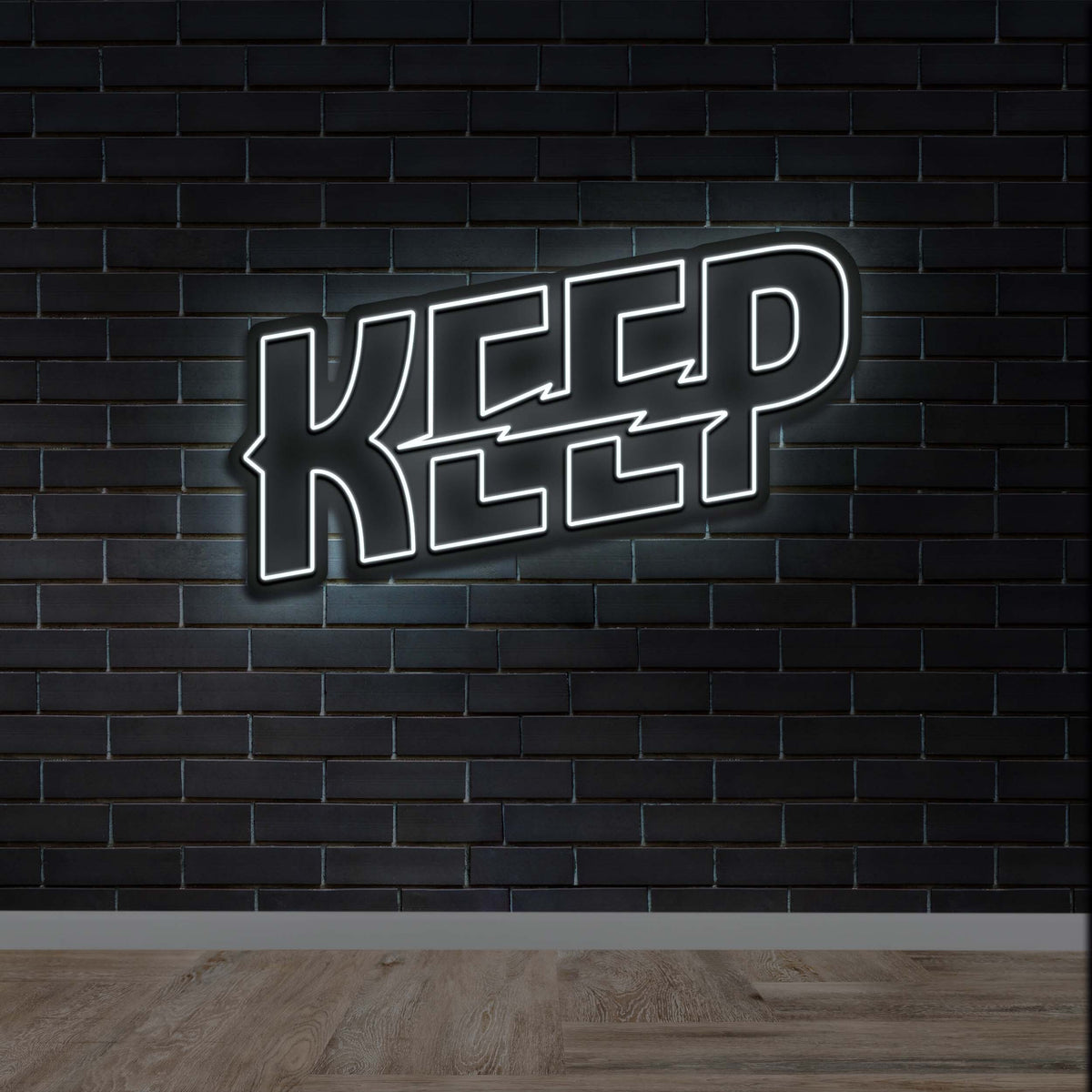 KEEP - Premium Neon Artwork