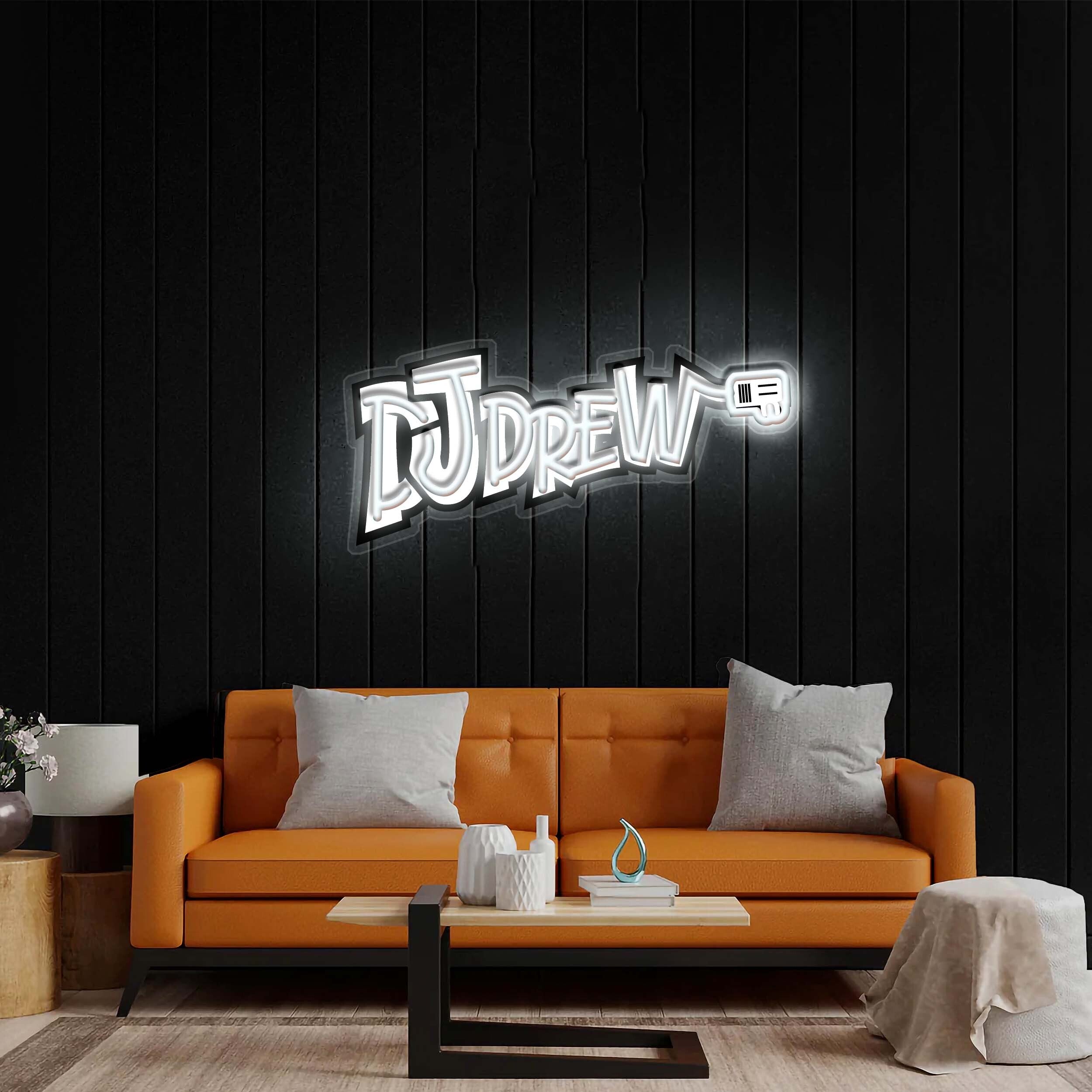 DJ Drew – Premium Neon Artwork