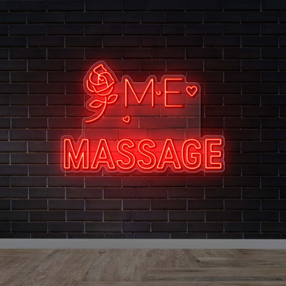 Me Massage - Premium Neon Artwork