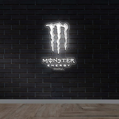 Monster Energy Ultra - Premium Neon Artwork