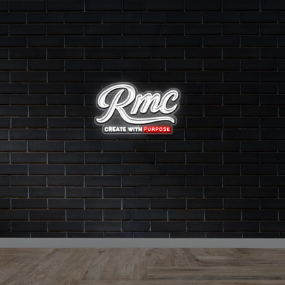 RMC Create With Purpose - Premium Neon Artwork