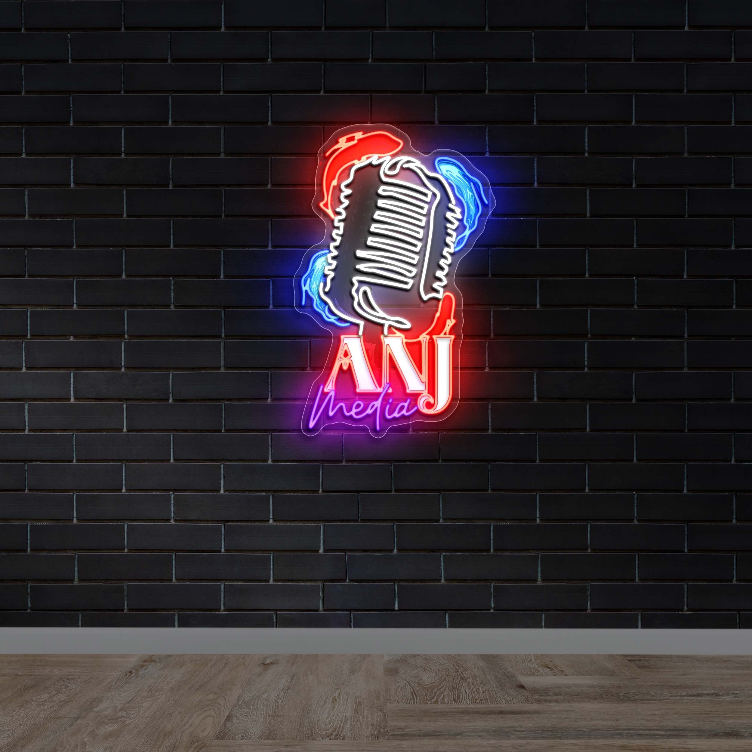 ANJ MEDIA - Premium Neon Artwork