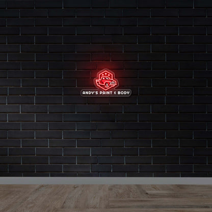 ANDY'S PAINT & BODY - Premium Neon Artwork